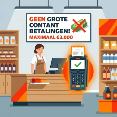 Contant Betalen Boven €3.000 Verboden: Nieuwe Wet 2026 voor Ondernemers