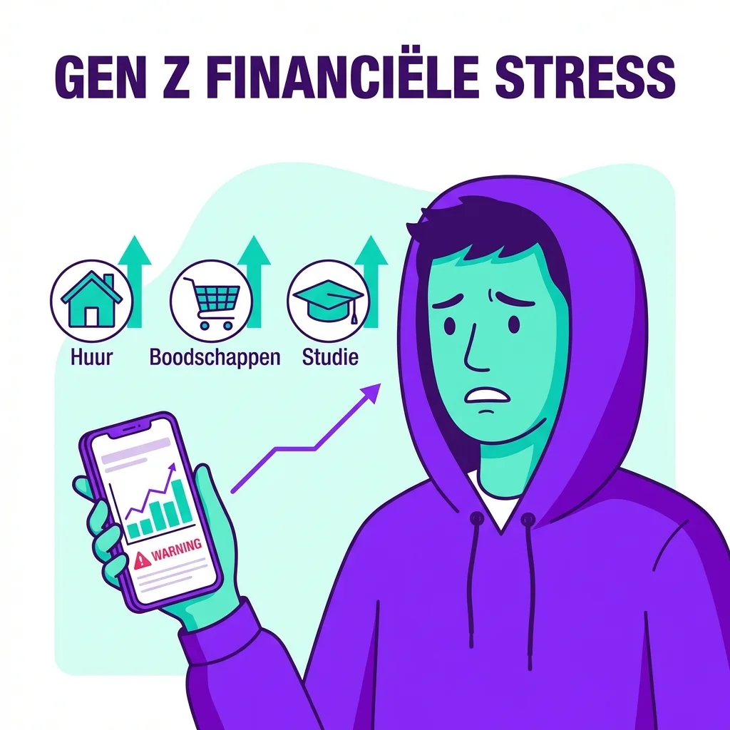Generatie Z en Geld 2026: Complete Gids voor Jongvolwassenen (18-30) met Financiële Stress