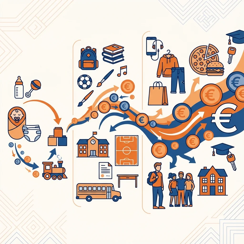 Kosten per levensfase kind