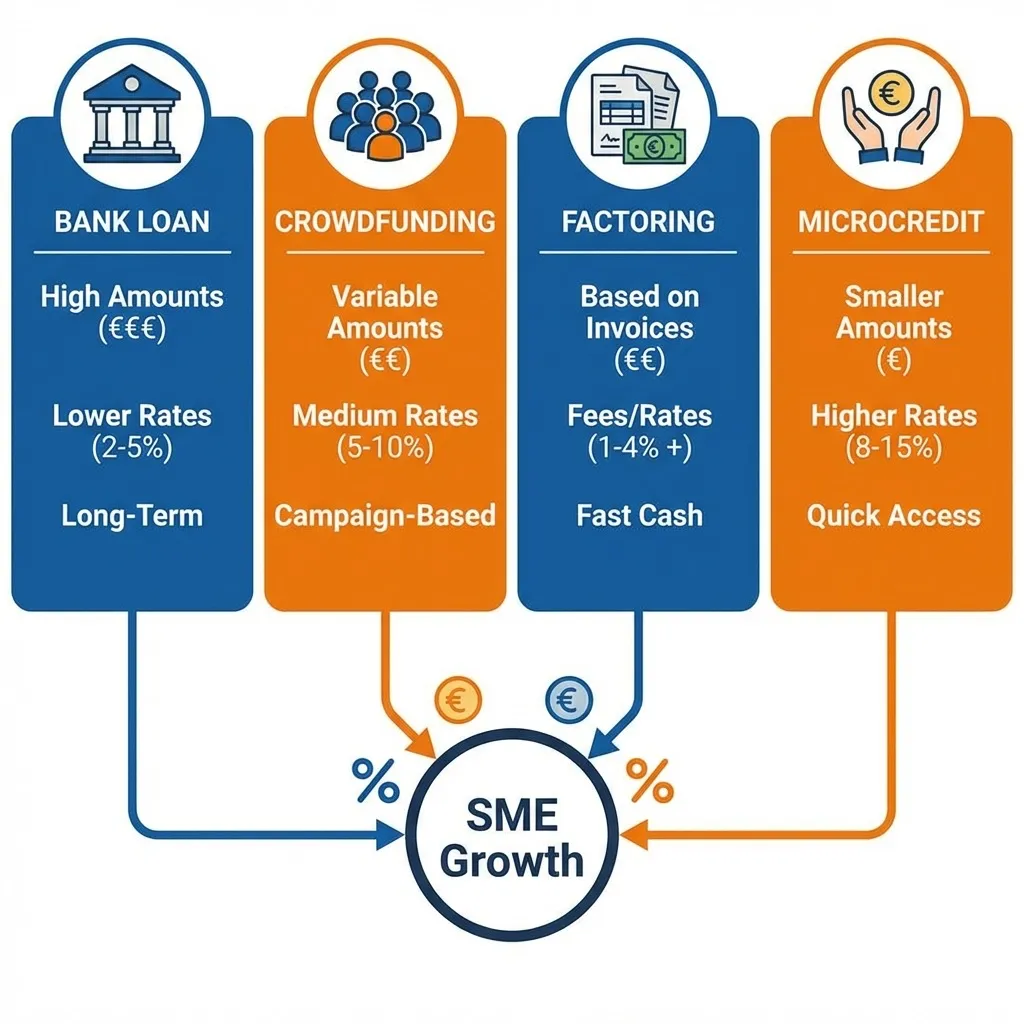 MKB financiering opties vergelijking