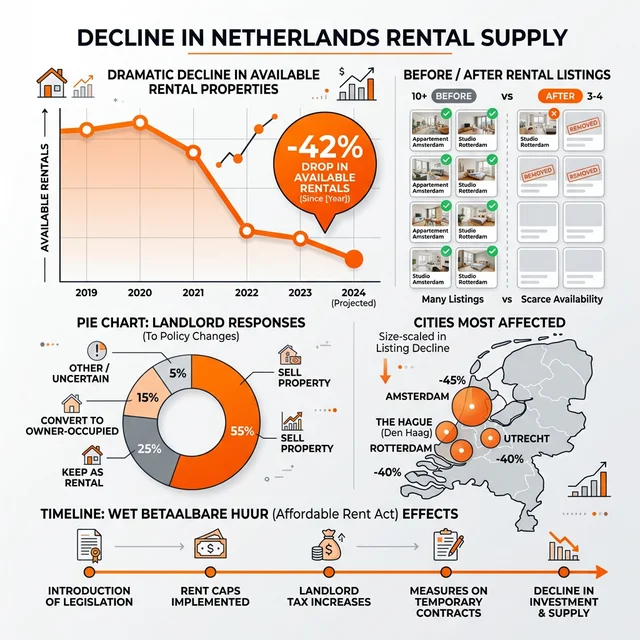 Daling huurwoningaanbod door Wet betaalbare huur